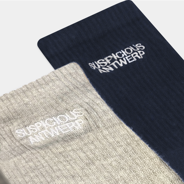 The Original Socks 2 Pack - Grey // Navy