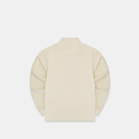 The Essentials Half-Zip Crewneck - Dune