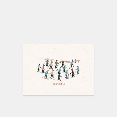 Christmas Cards / Ski Club Card - White