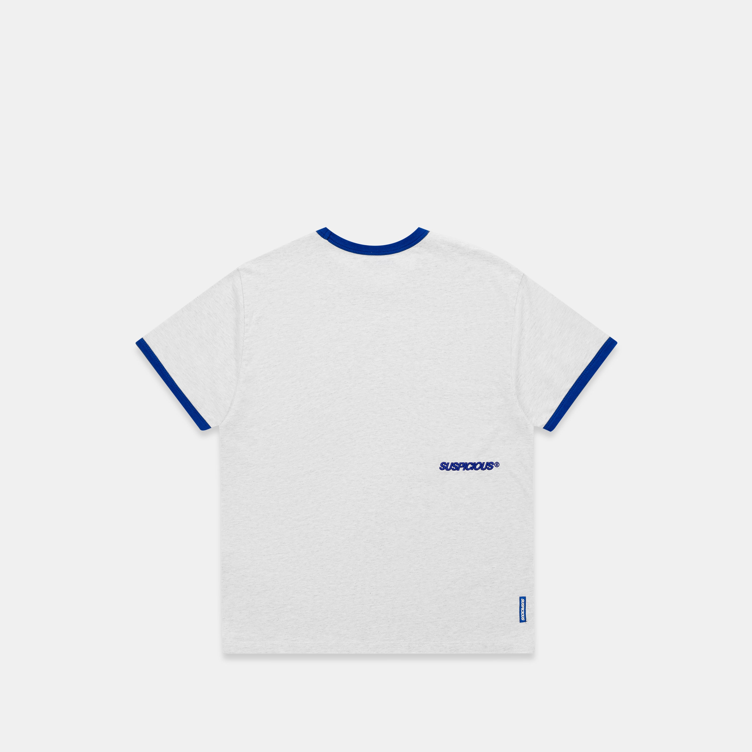 351 Essentials Ringer Tee - Ash – Suspicious Antwerp