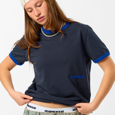 +351 Cotton / 351 Essentials Ringer Tee - Nightfall