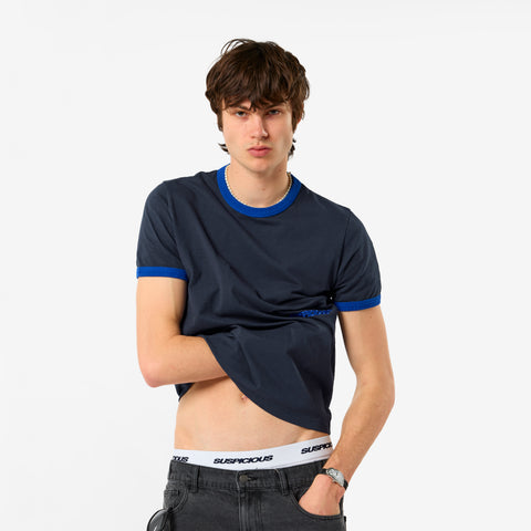 +351 Cotton / 351 Essentials Ringer Tee - Nightfall