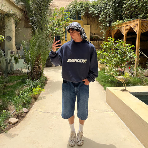 PL / Slanted Crewneck - Nightfall