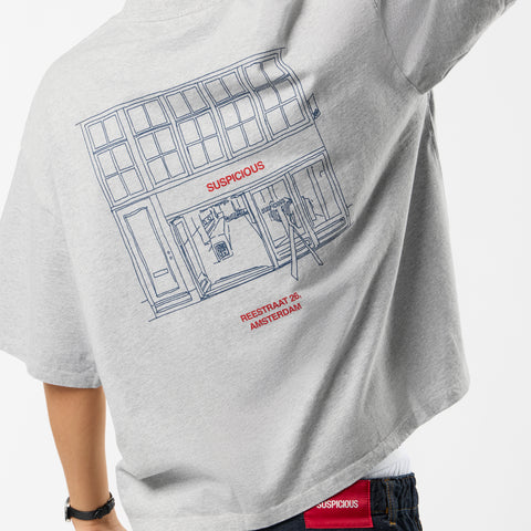 AMS Exclusive / The AMS Store Tee  - Neutral Heather