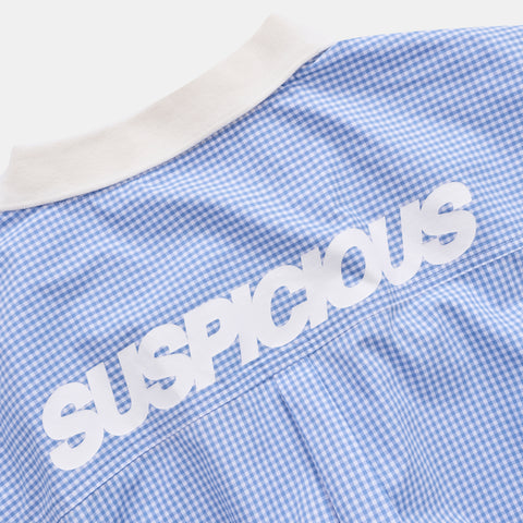 Boat / Check Polo Shirt - Light Blue