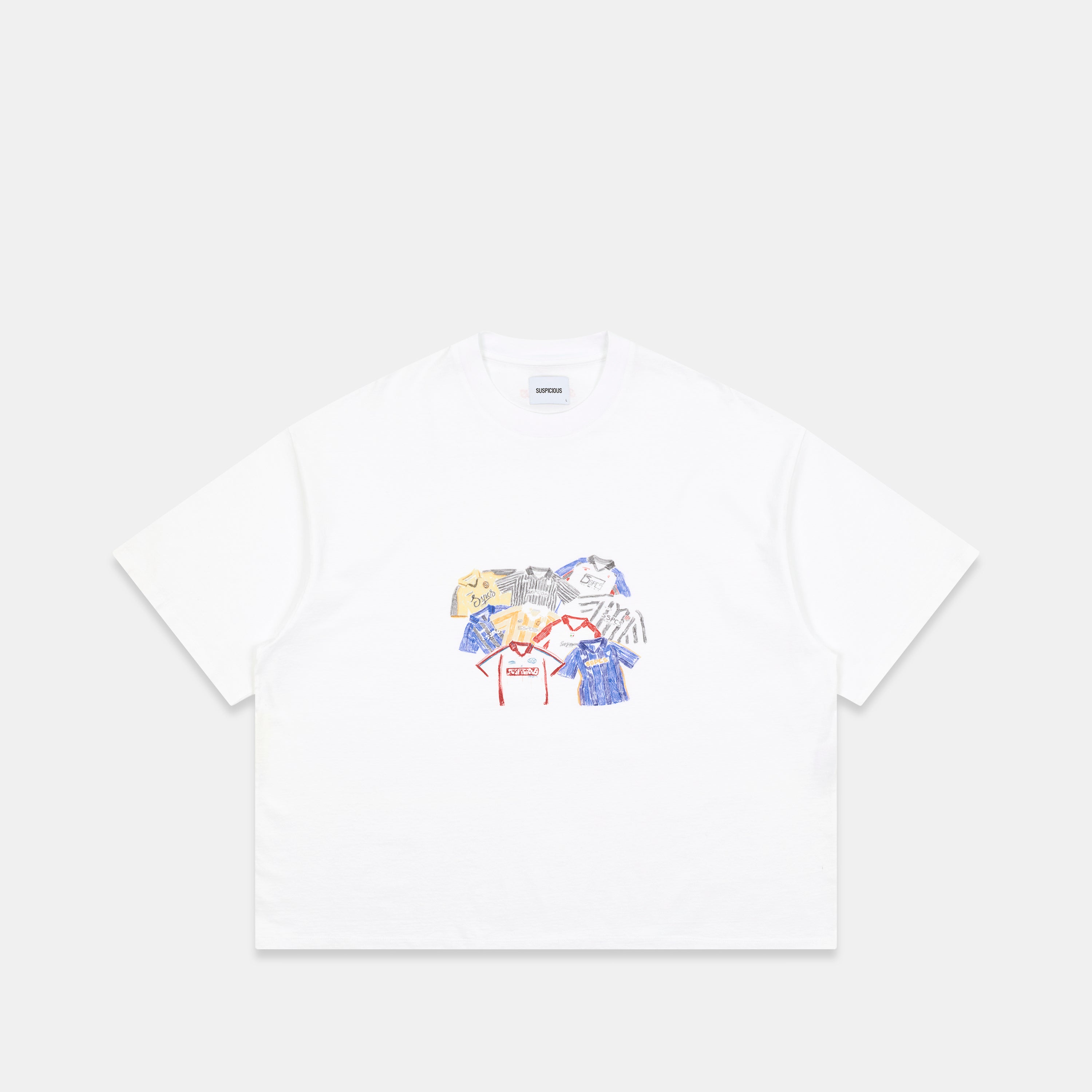 シャツ Surepeme Football Tee White L Jerseys Tee - White – Suspicious Antwerp