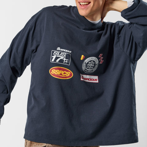 Off Season / Badge Line Up Longsleeve - Nightfall