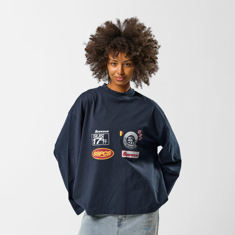 Off Season / Badge Line Up Longsleeve - Nightfall