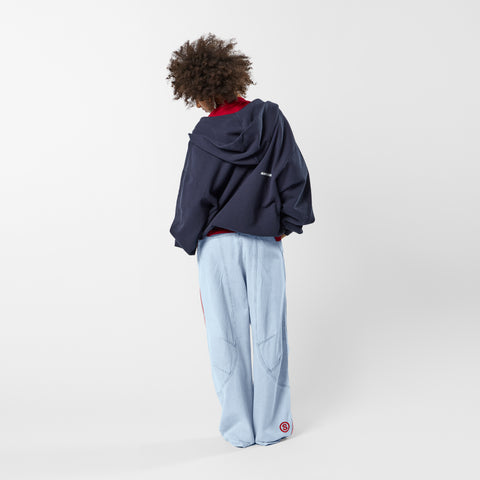 Off Season / Badge Line Up Zip-Up Hoodie - Nightfall