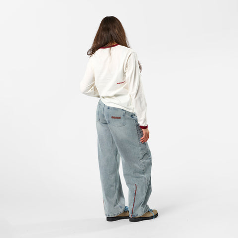 Off Season / Badge Ringer Longsleeve - Red