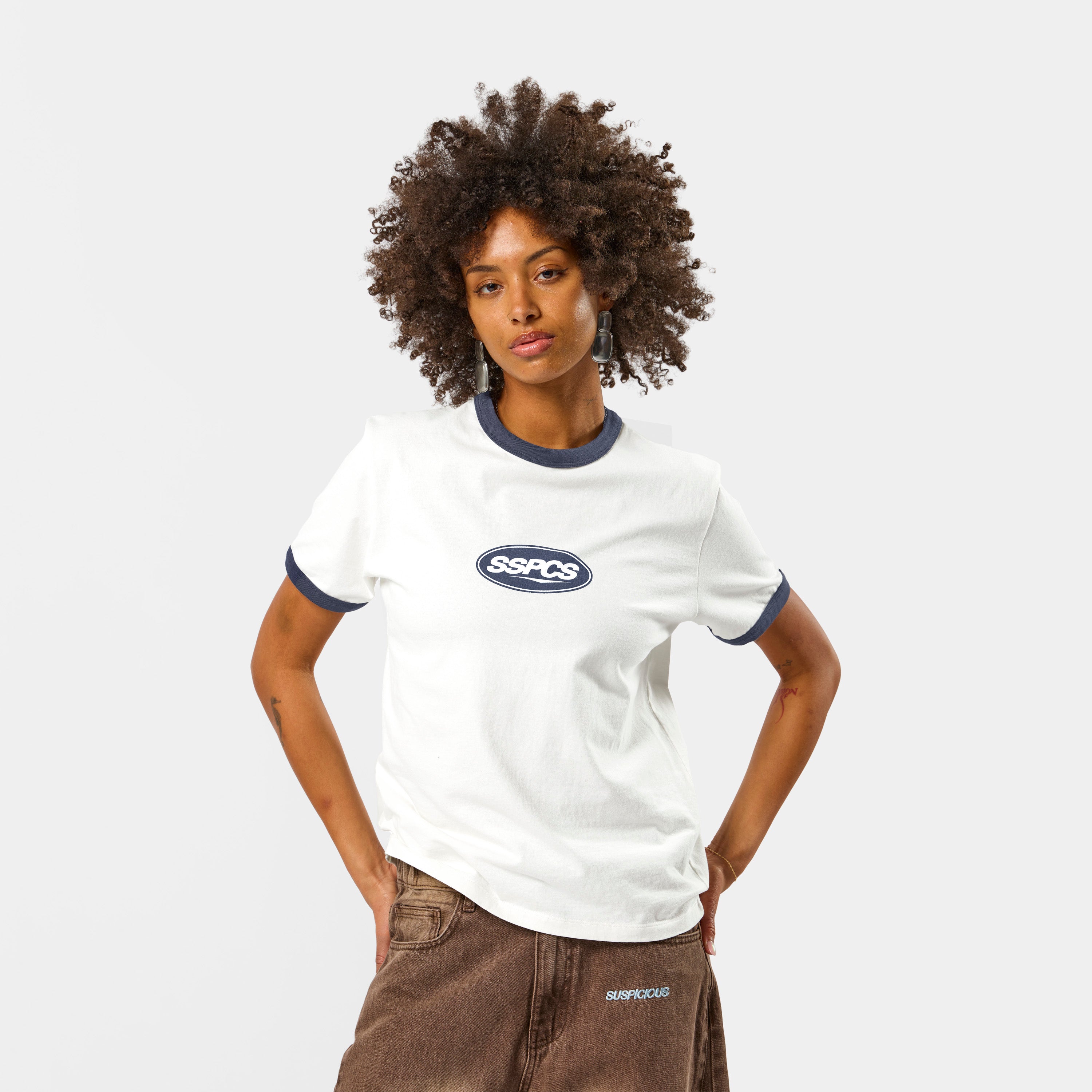 Badge Ringer Tee - Nightfall – Suspicious Antwerp