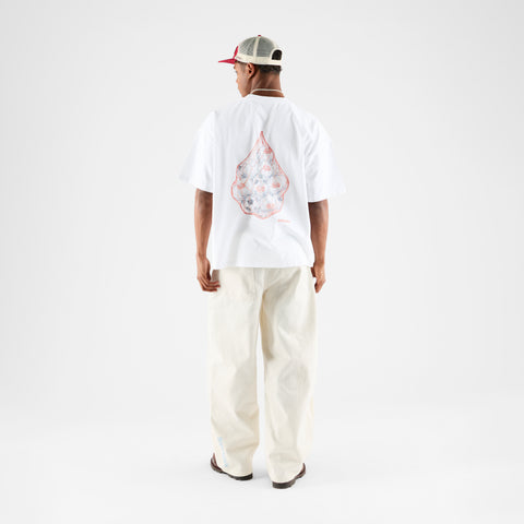 Football / Ball Boy Tee - White
