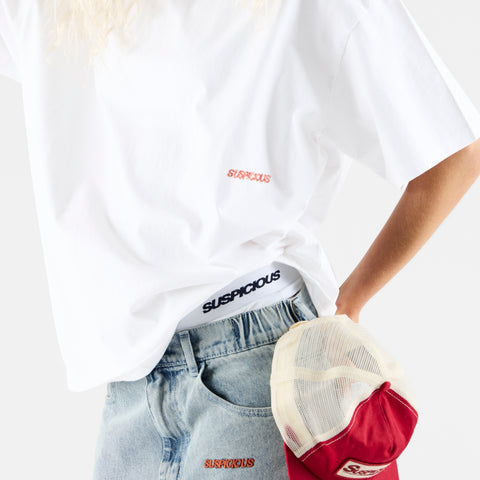 Football / Ball Boy Tee - White
