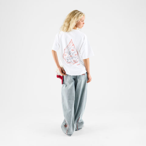 Football / Ball Boy Tee - White