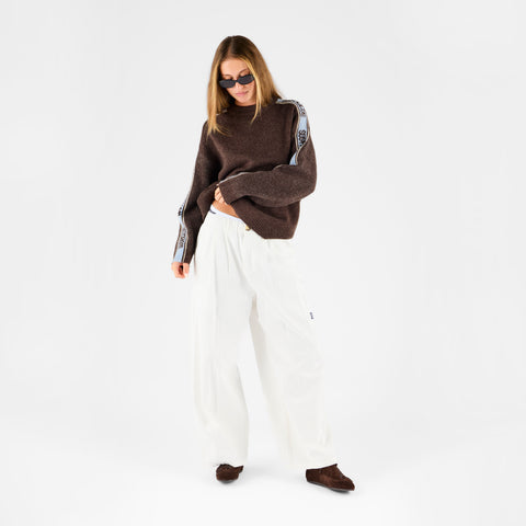 Winter 1 / Band Knitted Sweat - Espresso