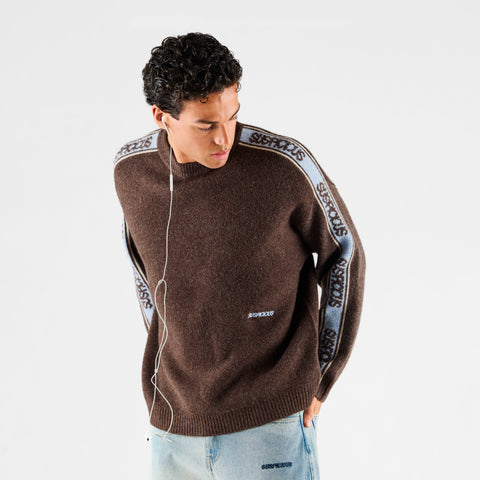 Winter 1 / Band Knitted Sweat - Espresso