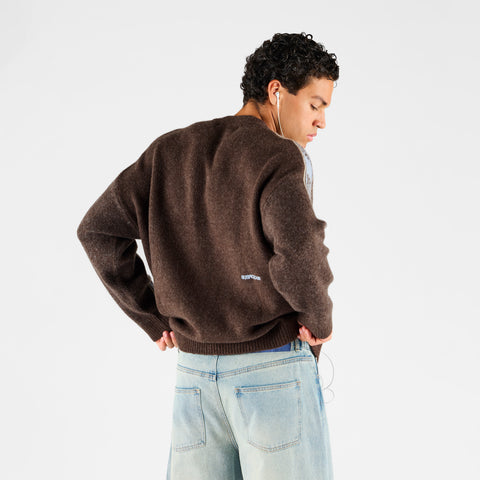 Winter 1 / Band Knitted Sweat - Espresso