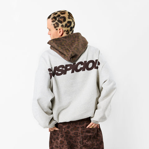 Leopard / Base Hoodie - Neutral Heather