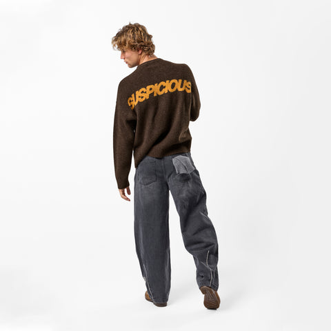 Camo / Base Knitted Sweat - Bear