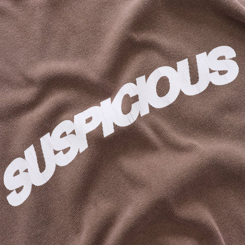 Leopard / Base Rib Tee - Washed Espresso