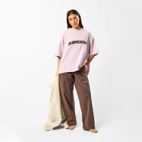 Leopard / Base Tee - Light Lilac