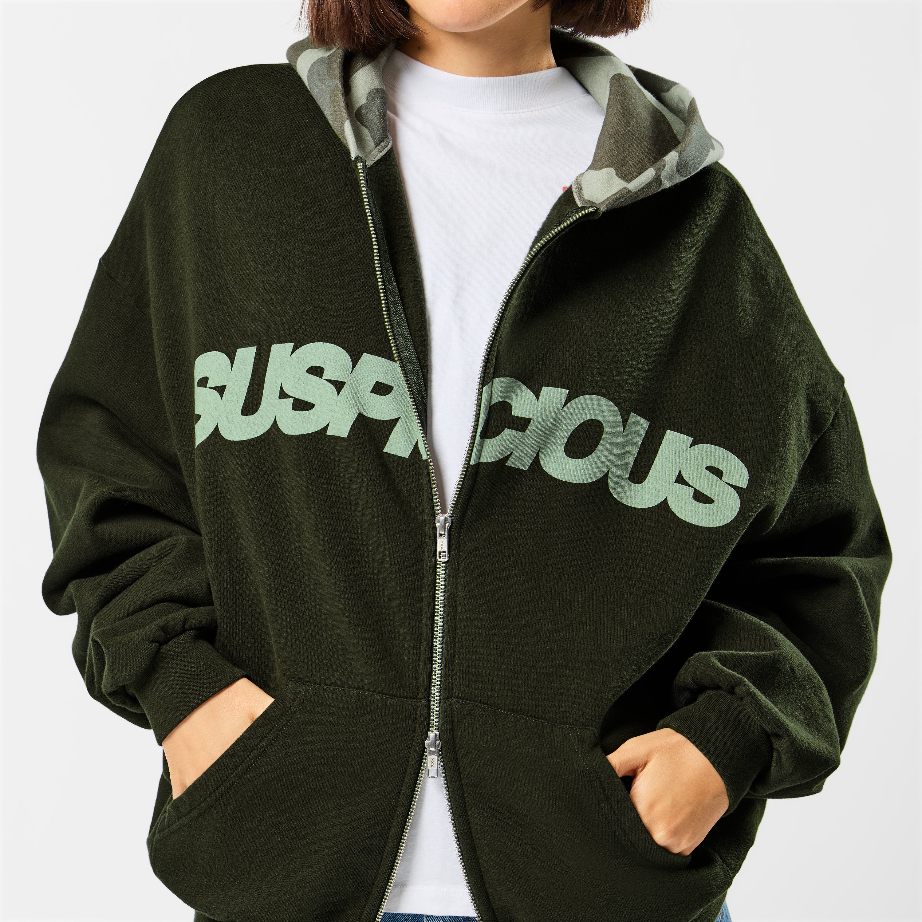 Base Zip-Up Hoodie - Tarmac – Suspicious Antwerp