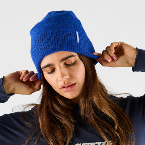Women Drop / Basic Beanie - Big Blue