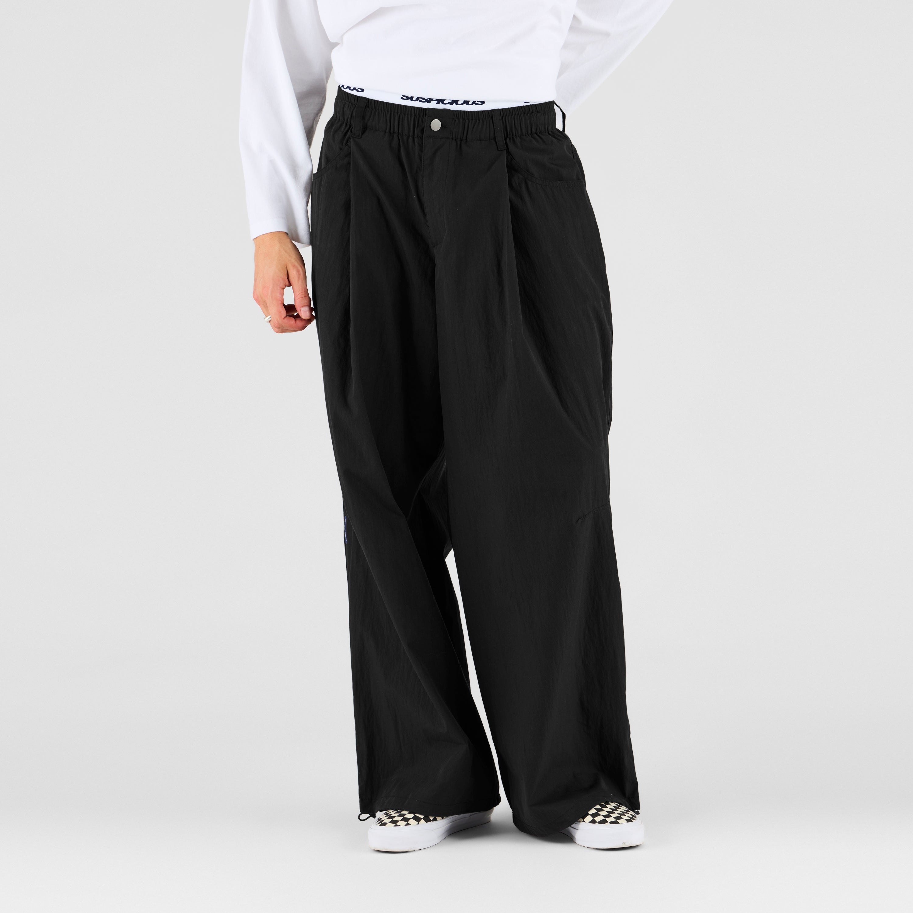 Basic Big Tech Pants - Black – Suspicious Antwerp