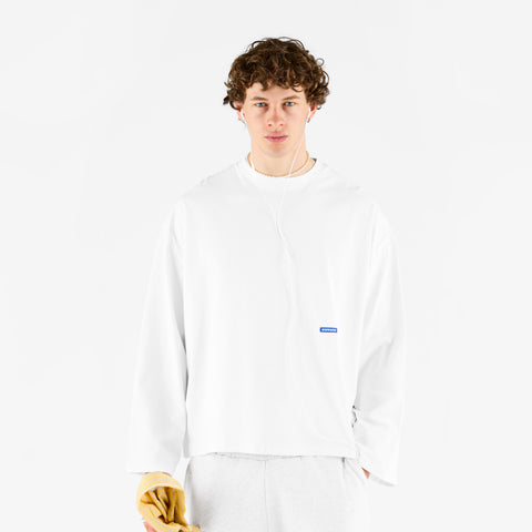 Básicos / Camiseta básica de manga larga - Blanco