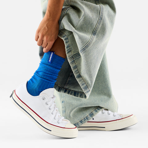 Women Drop / Basic Socks - Big Blue