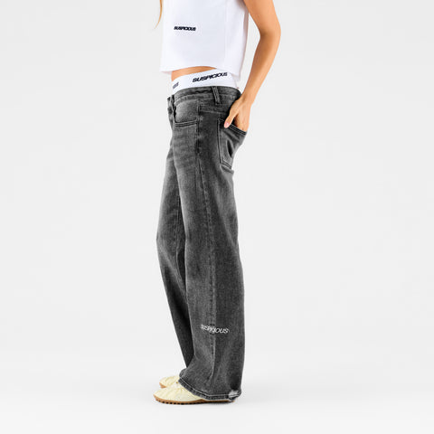 Women Drop / Basic W Bootcut Jeans - Black