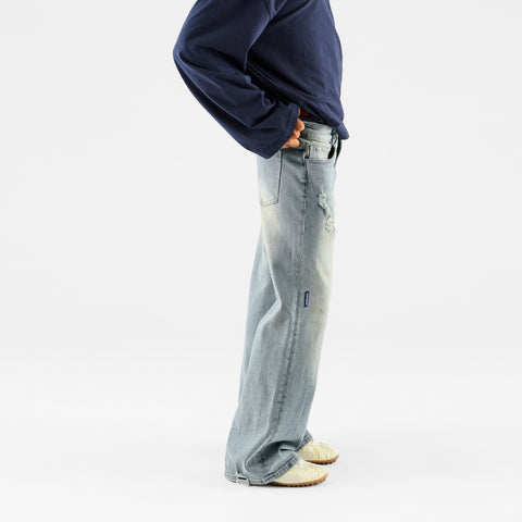 Women Drop / Basic W Bootcut Jeans - Blue Dust