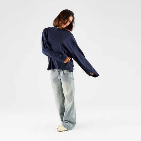Women Drop / Basic W Bootcut Jeans - Blue Dust