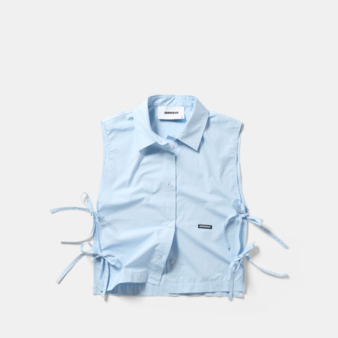 Basics / Basic W Bow Tabard Shirt - Celestial Blue