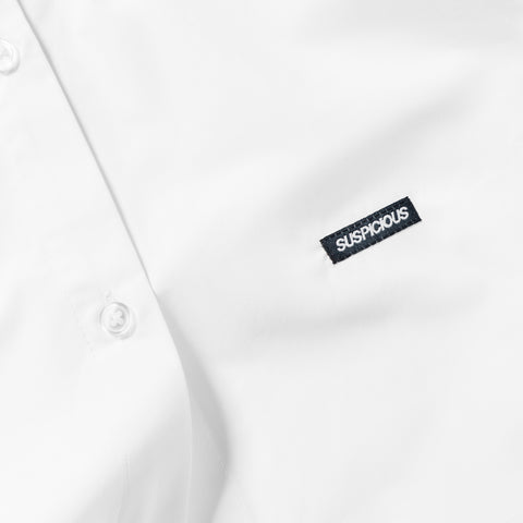 Basics / Basic W Bow Tabard Shirt - White