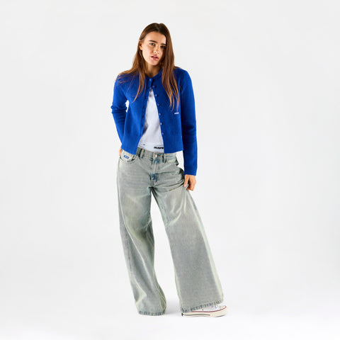 Women Drop / Basic W Cardigan - Big Blue