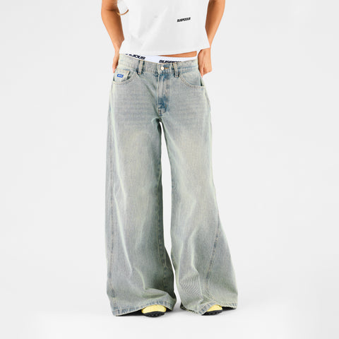 Women Drop / Basic W Jeans - Blue Dust