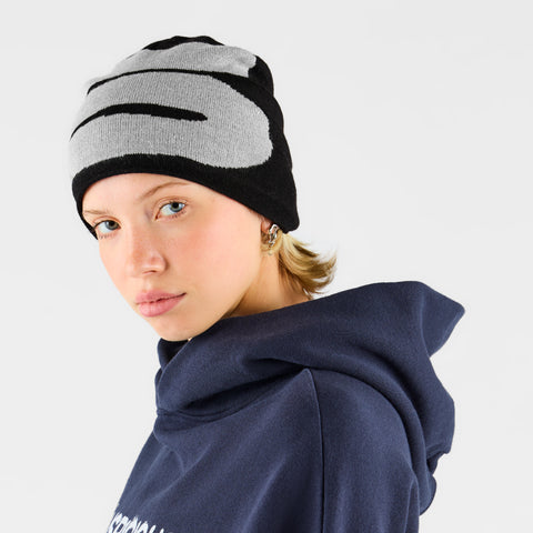 Winter 2 / Big S Beanie - Black