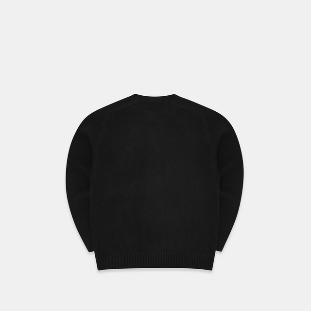 The Knitted Sweat - Black