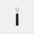 PL / Slanted Rubber Keychain - Black