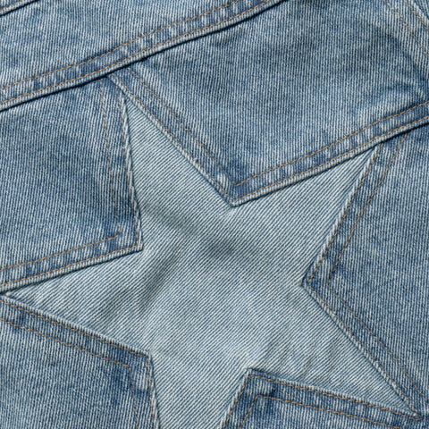 Suspicious Cowboys / Bleached Star Barrel Jeans - Washed Blue