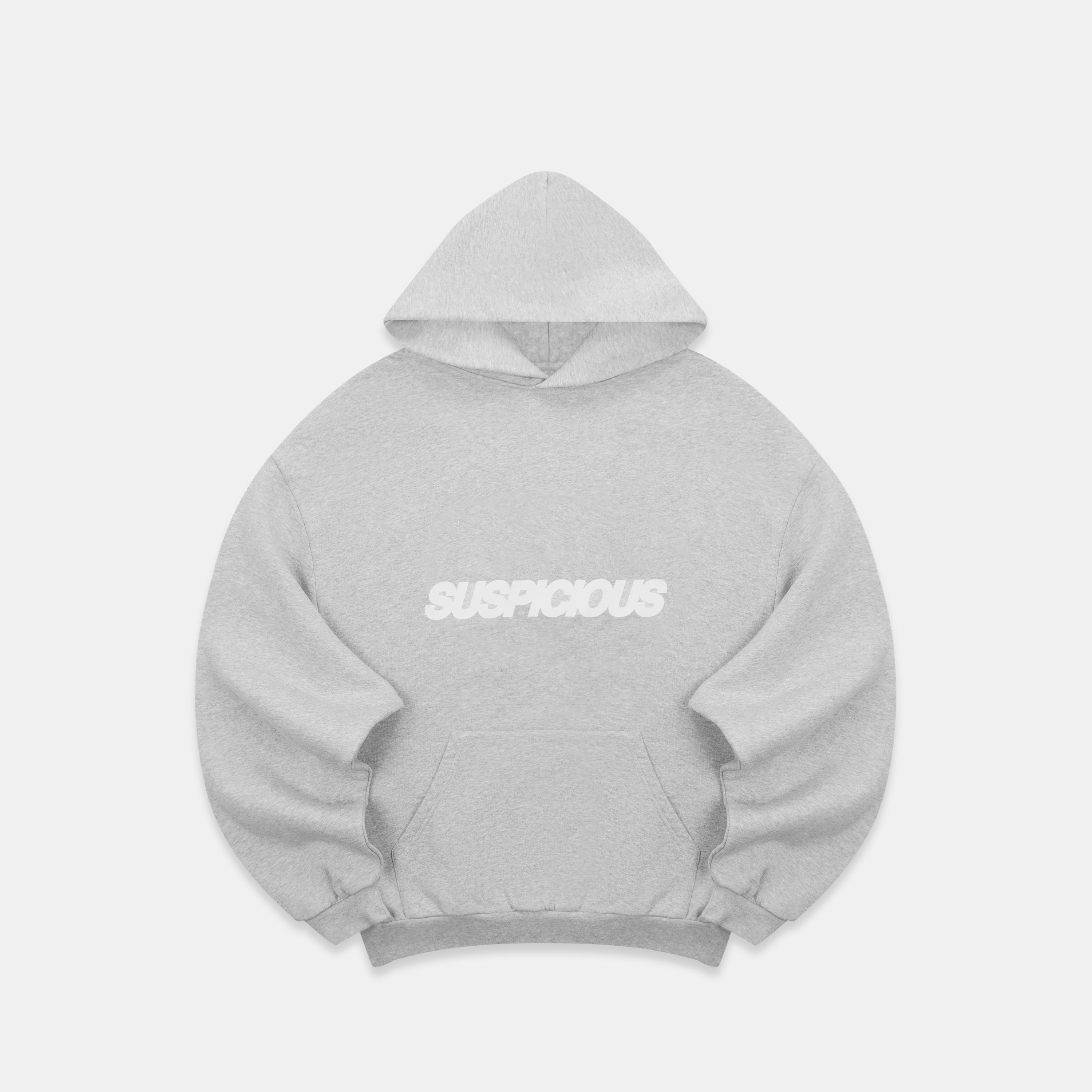 Slanted Hoodie - Neutral Heather – Suspicious Antwerp