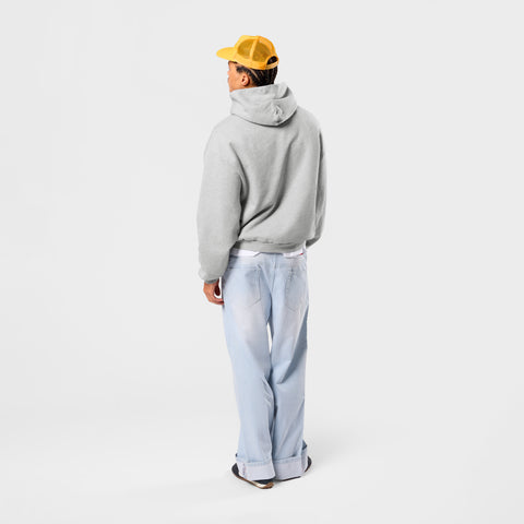 Winter3 / Badge Hoodie - Neutral Heather