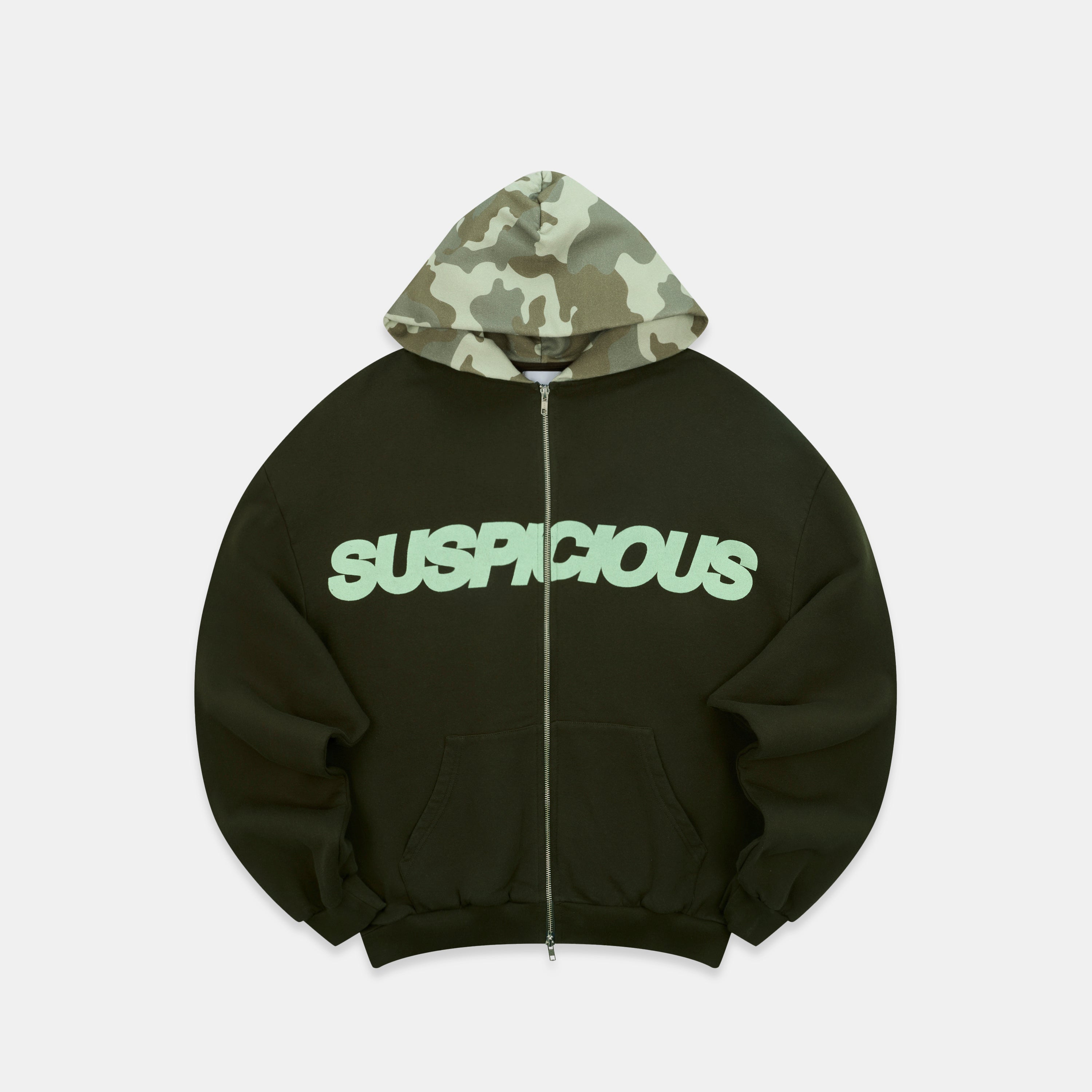 Base Zip-Up Hoodie - Tarmac – Suspicious Antwerp