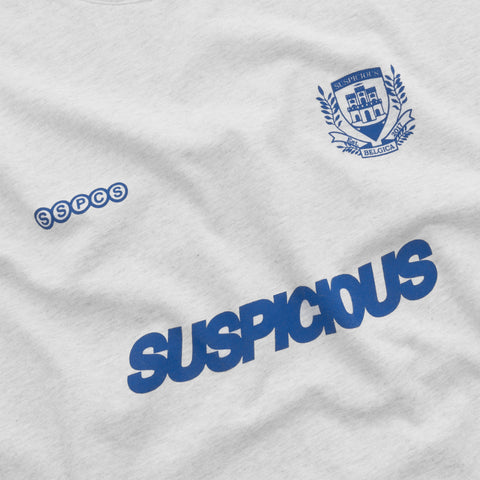 Bestsellers Variants / Emblem Tee - Ash & Big Blue