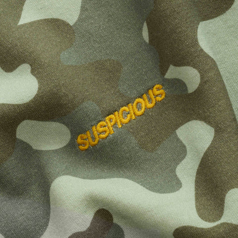 Camo / Essentials Zip-Up Hoodie - Green Camo