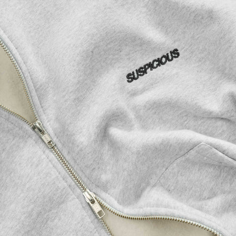 Camo / Essentials Zip-Up Hoodie - Neutral Heather