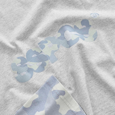 Camo / Glacier Camo Layered Longsleeve - Neutral Heather