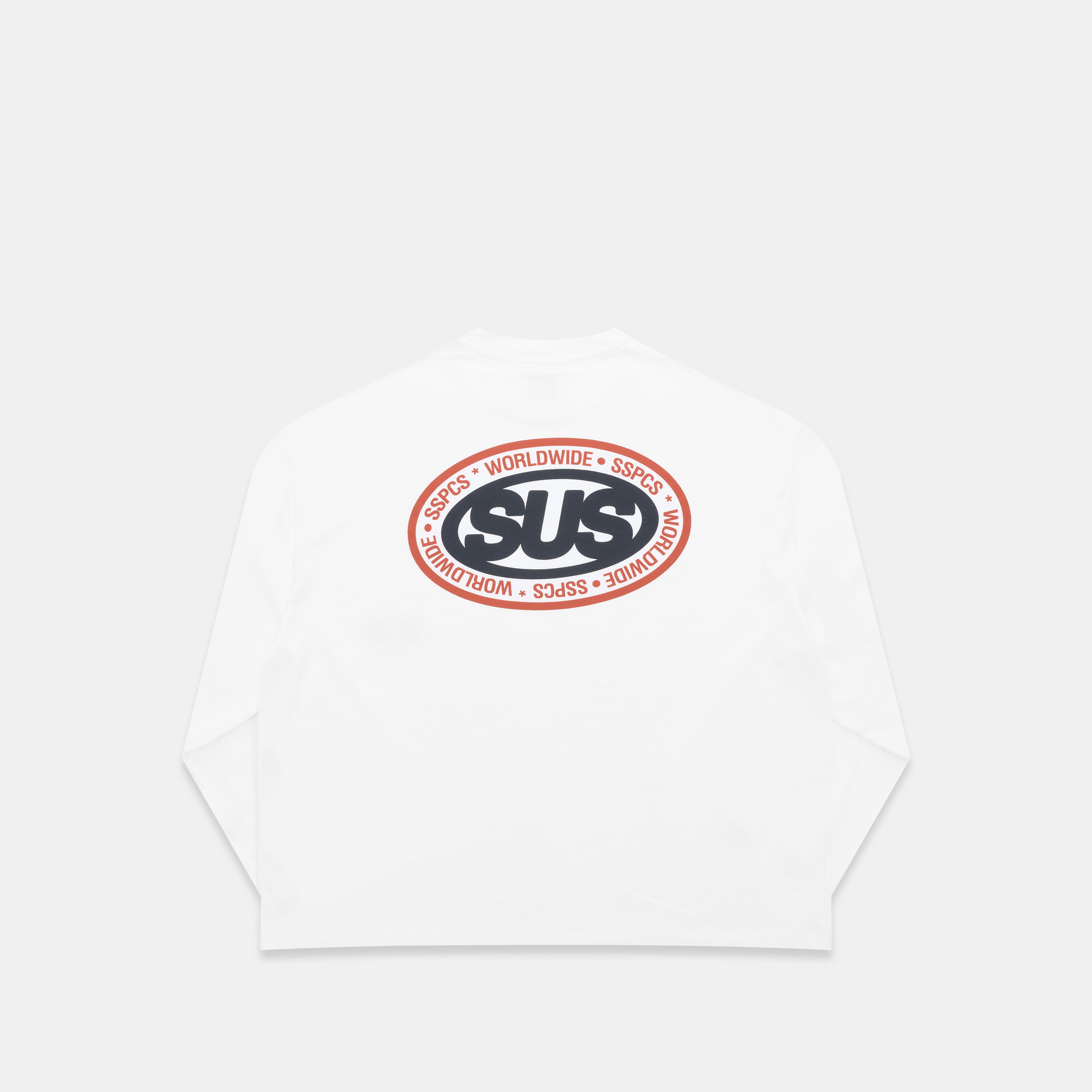 Global Longsleeve - White – Suspicious Antwerp