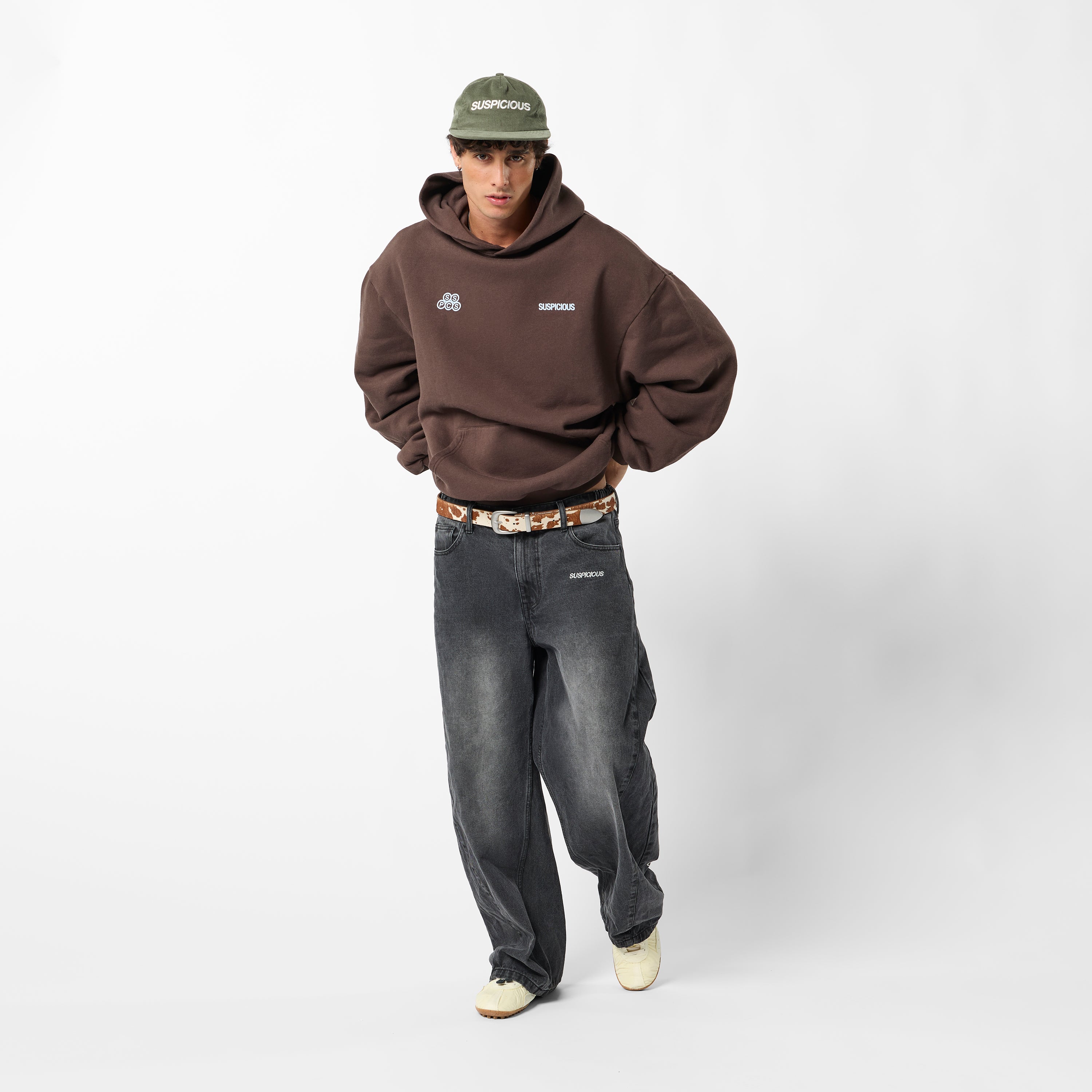 Landscape Hoodie - Espresso – Suspicious Antwerp